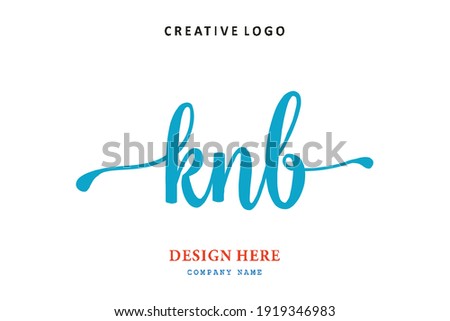 KNB lettering logo is simple, easy to understand and authoritative
