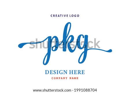 PKG lettering logo is simple, easy to understand and authoritative