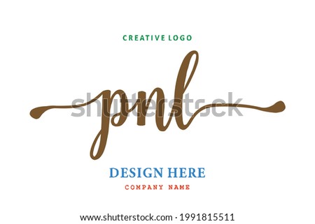 PNL lettering logo is simple, easy to understand and authoritative