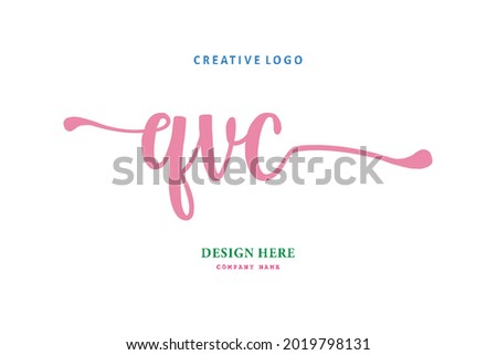 QVC lettering logo is simple, easy to understand and authoritative