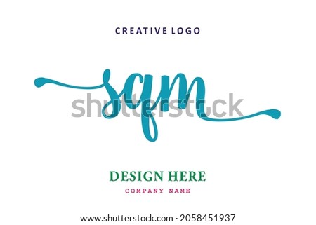 SQM lettering logo is simple, easy to understand and authoritative