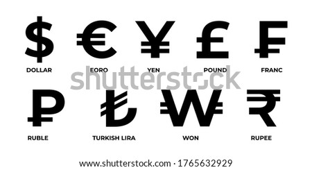 most used currency symbol in the world