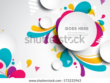 Vector of modern abstract background