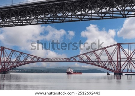 Similar – Foto Bild Unter einer Eisenbahnbrücke.