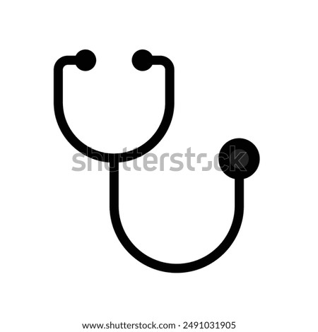 Stethoscope icon. stethoscope medical tool icon. stethoscope symbol for healthcare design