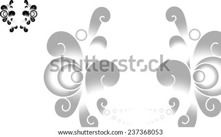 desktop wallpaper, swirl design light and dark