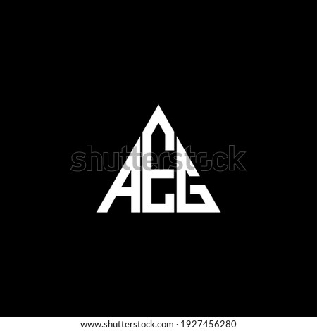 A E G letter logo abstract design on black color background. aeg alphabet