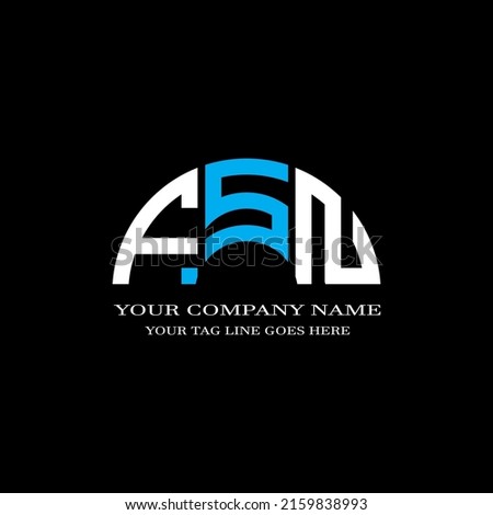 FSN letter logo creative design with vector graphic