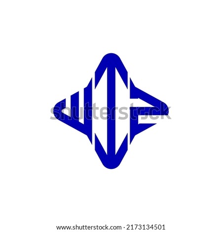 WIZ letter logo creative design with vector graphic Zdjęcia stock © 