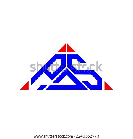 PDS letter logo creative design with vector graphic, PDS simple and modern logo.