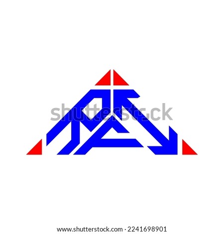 RFI letter logo creative design with vector graphic, RFI simple and modern logo.