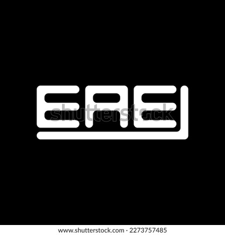 EADE letter logo creative design with vector graphic, EADE simple and modern logo.