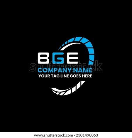 BGE letter logo creative design with vector graphic, BGE simple and modern logo. BGE luxurious alphabet design  