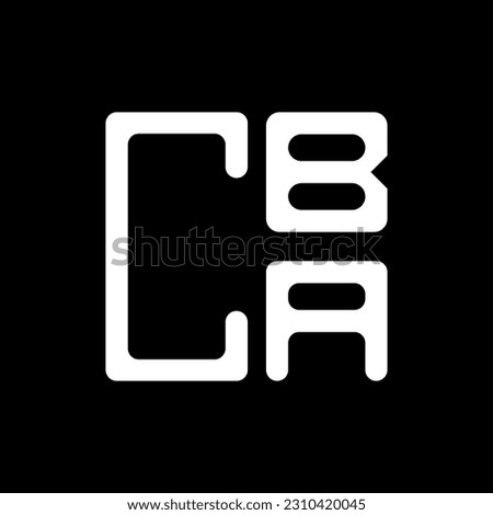 CBA letter logo creative design with vector graphic, CBA simple and modern logo. CBA luxurious alphabet design  