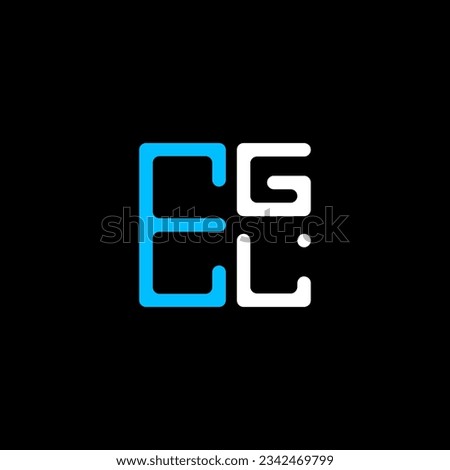 EGL letter logo creative design with vector graphic, EGL simple and modern logo. EGL luxurious alphabet design  
