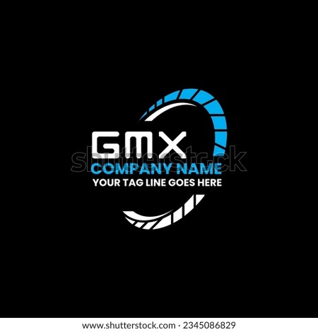 GMX letter logo creative design with vector graphic, GMX simple and modern logo. GMX luxurious alphabet design  