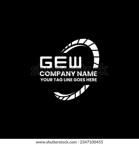 GEW letter logo creative design with vector graphic, GEW simple and modern logo. GEW luxurious alphabet design  