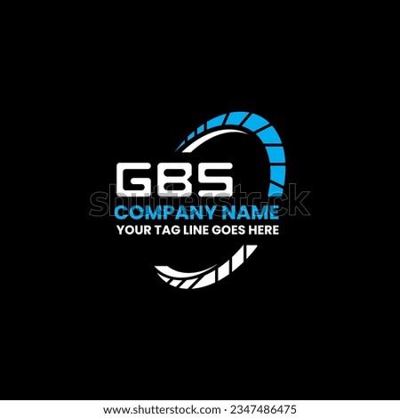 GBS letter logo creative design with vector graphic, GBS simple and modern logo. GBS luxurious alphabet design  