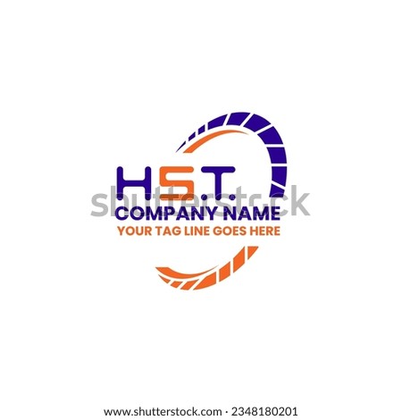 HST letter logo creative design with vector graphic, HST simple and modern logo. HST luxurious alphabet design  