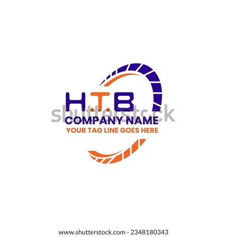 HTB letter logo creative design with vector graphic, HTB simple and modern logo. HTB luxurious alphabet design  
