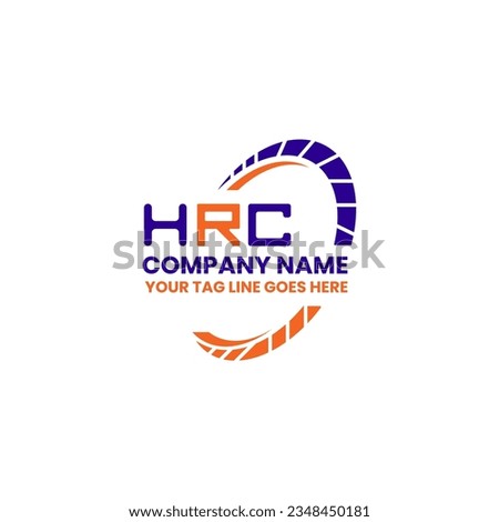 HRC letter logo creative design with vector graphic, HRC simple and modern logo. HRC luxurious alphabet design  