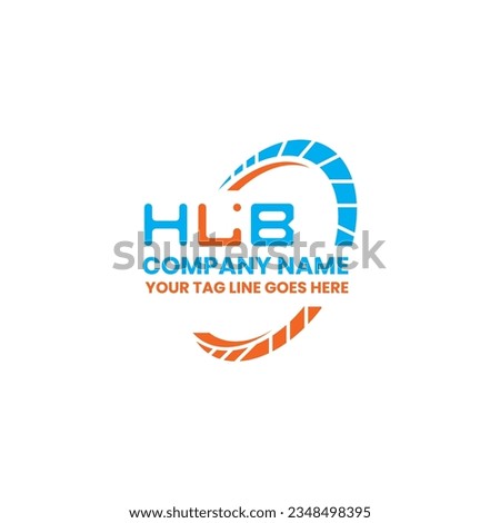 HLB letter logo creative design with vector graphic, HLB simple and modern logo. HLB luxurious alphabet design  
