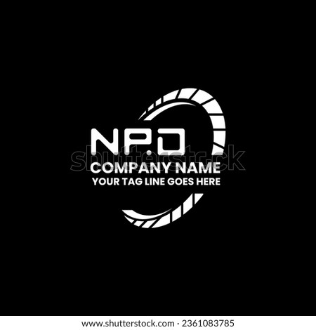 NPD letter logo vector design, NPD simple and modern logo. NPD luxurious alphabet design  