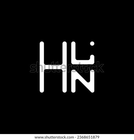 HLN letter logo vector design, HLN simple and modern logo. HLN luxurious alphabet design  