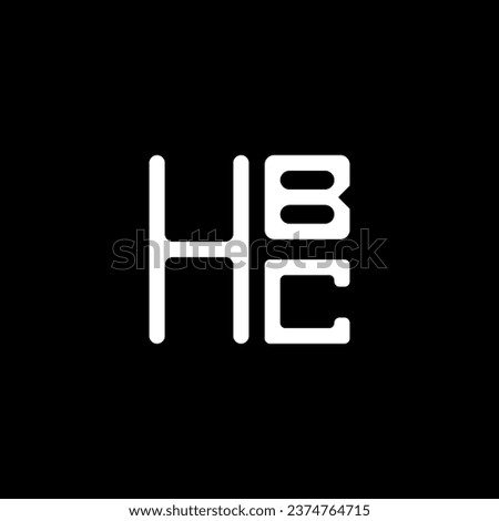 HBC letter logo vector design, HBC simple and modern logo. HBC luxurious alphabet design  