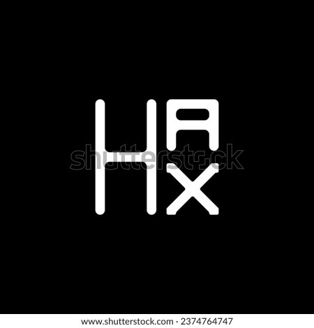 HAX letter logo vector design, HAX simple and modern logo. HAX luxurious alphabet design  