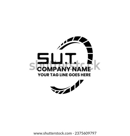 SUT letter logo vector design, SUT simple and modern logo. SUT luxurious alphabet design  