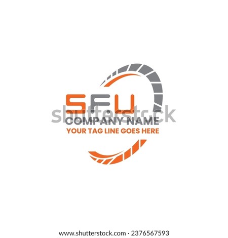SFU letter logo vector design, SFU simple and modern logo. SFU luxurious alphabet design  