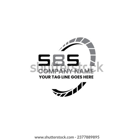 SBS letter logo vector design, SBS simple and modern logo. SBS luxurious alphabet design  