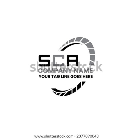 SCA letter logo vector design, SCA simple and modern logo. SCA luxurious alphabet design  