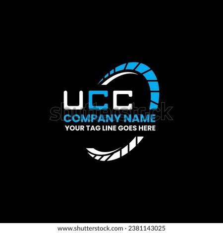 UCC letter logo vector design, UCC simple and modern logo. UCC luxurious alphabet design  