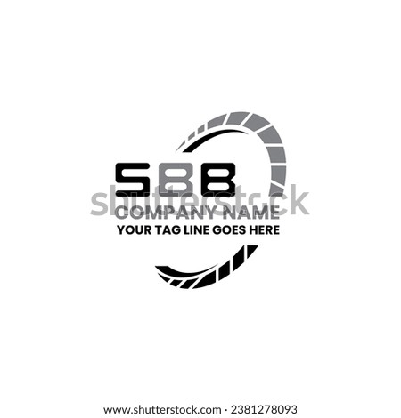 SBB letter logo vector design, SBB simple and modern logo. SBB luxurious alphabet design  