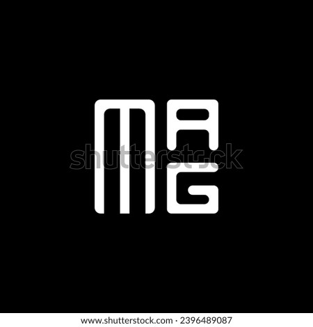 MAG letter logo vector design, MAG simple and modern logo. MAG luxurious alphabet design  