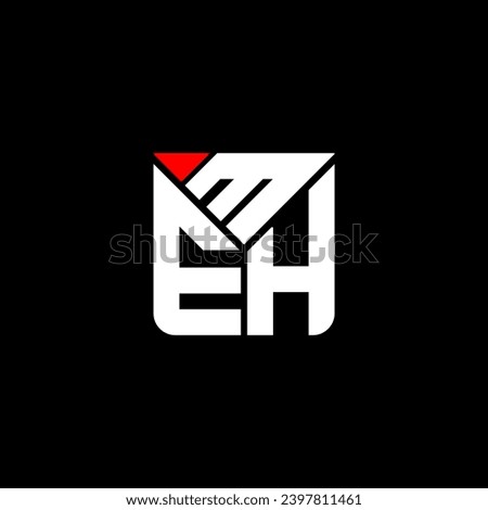MEH letter logo vector design, MEH simple and modern logo. MEH luxurious alphabet design  