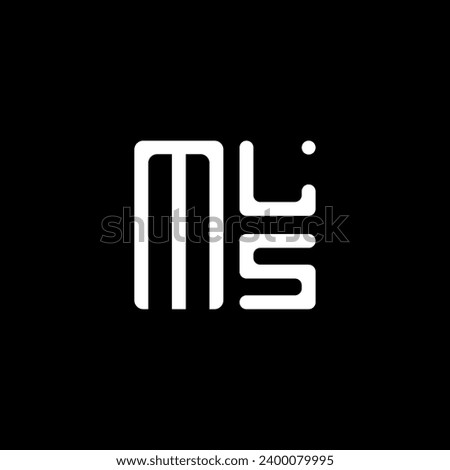 MLS letter logo vector design, MLS simple and modern logo. MLS luxurious alphabet design  