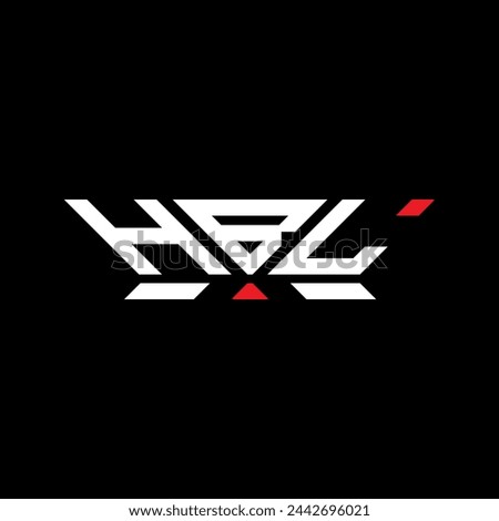 HBL letter logo vector design, HBL simple and modern logo. HBL luxurious alphabet design  