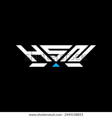 HSN letter logo vector design, HSN simple and modern logo. HSN luxurious alphabet design  
