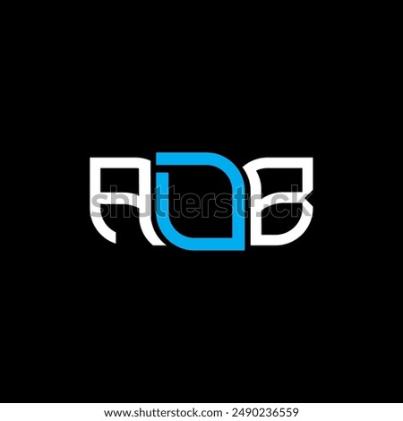 ADB logo design, ADB simple and modern logo. ADB luxurious alphabet design  