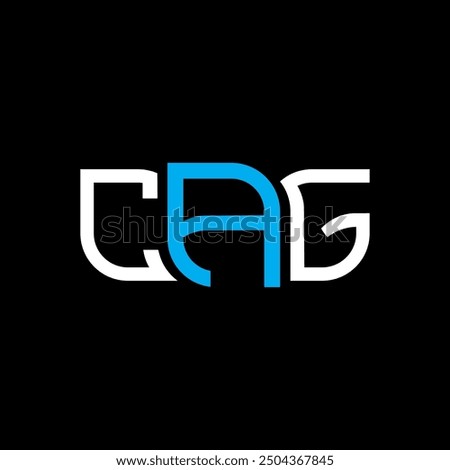 CAG logo design, CAG simple and modern logo. CAG luxurious alphabet design  