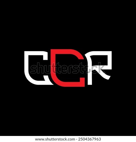 CCR logo design, CCR simple and modern logo. CCR luxurious alphabet design  