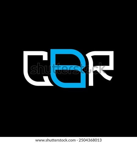 CBR logo design, CBR simple and modern logo. CBR luxurious alphabet design  