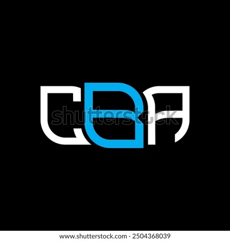 CBA logo design, CBA simple and modern logo. CBA luxurious alphabet design  