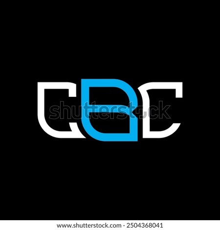 CBC logo design, CBC simple and modern logo. CBC luxurious alphabet design  