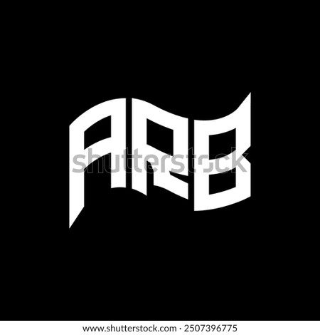 ARB logo design, ARB simple and modern logo. ARB luxurious alphabet design  
