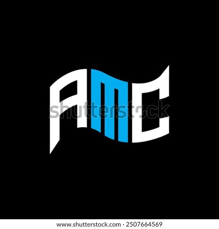 AMC logo design, AMC simple and modern logo. AMC luxurious alphabet design  
