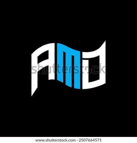 AMD logo design, AMD simple and modern logo. AMD luxurious alphabet design  
